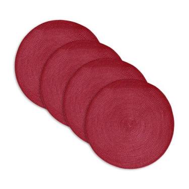 Imagem de Kit 4 peças Jogo Americano Redondo Suplat Mesa Posta - Linda Casa, Ver