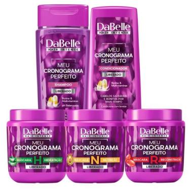 Imagem de Dabelle Shampoo e Condicionador 425ml Meu Cronograma Perfeito + Máscar