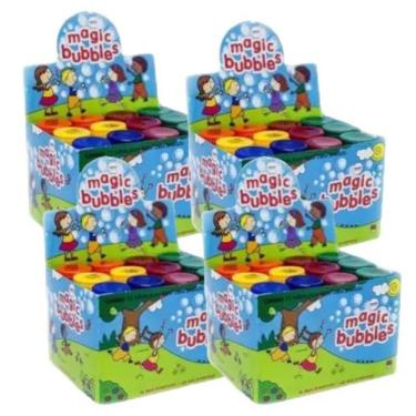 Imagem de Kit 48 Tubos Bolha De Sabão Magic Bubble P/ Cosme e Damião - Blook