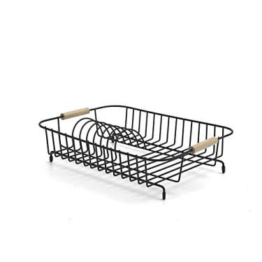 Imagem de Oikos - Escorredor de Pratos de Ferro e Bambu Preto