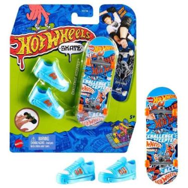 Imagem de Skate de dedo hot wheels com acessorios hgt46 - Mattel