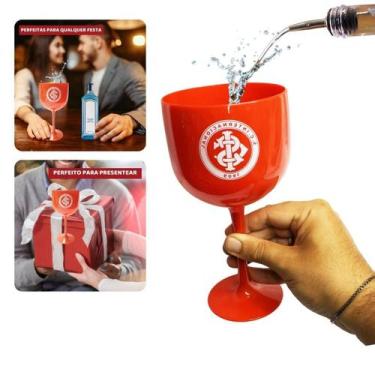 Imagem de Taça Copo Plástico Vermelho Gin Drinks Coquetéis Bebidas - Brasfoot