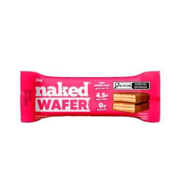Imagem de Wafer de Chocolate com Naked de Leite em Pó Naked Nuts 26g