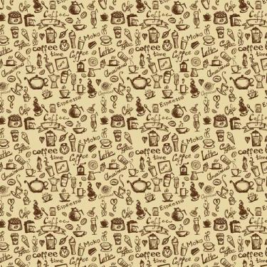 Imagem de Papel De Parede Café Coffee Espresso Sorvete Bulé Chaleira - LRP