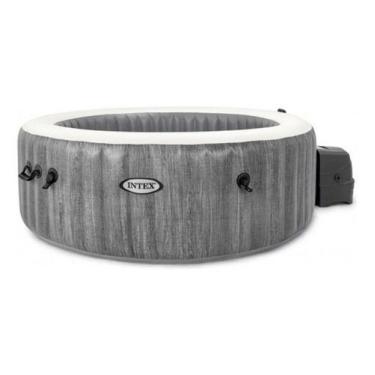 Imagem de Piscina Spa Ofuro Inflável Até 40ºc 6 Pessoas 220v Led Intex, Marrom-c