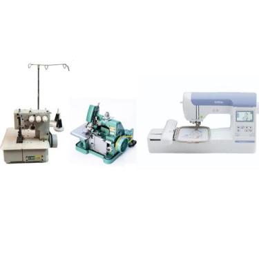 Imagem de Galoneira(goleira)+overloque Semi+BE815+NFE - Bracob, 220V