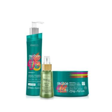 Imagem de Amend Cachos Sh 250ml + Masc 250ml + Millenar Oil Inchi 60ml