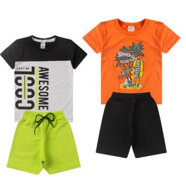 Imagem de Kit 2 Conjunto Infanto Juvenil Verão Roupa Calor 10 ao 16 - Aymee, Col