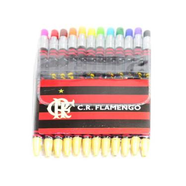 Imagem de Jogo Com 12 Lapiseiras De Cor - Flamengo - Mileno