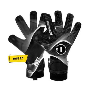 Imagem de Luva de Goleiro Profissional N1 Ares - N1 Goalkeeper Gloves, 9, Preto