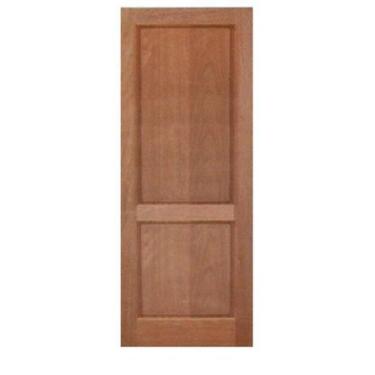 Imagem de Porta de Entrada Maciça 2 Almofadas - Madeira, 2,10 m (altura) x 0,82 