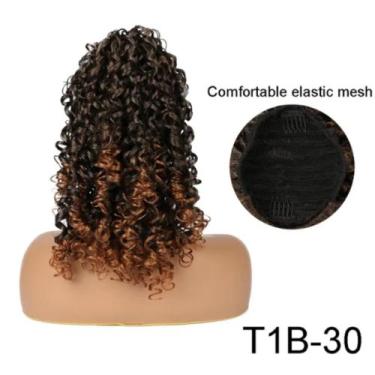 Imagem de Extenção Rabo de Cavalo Cacheado Curto Variás Cores - D&D Commerce, [1