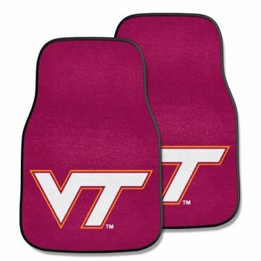 Imagem de FANMATS - 5421 NCAA Virginia Tech Hokies Tapete de nylon para carro 45,72 cm x 68,58 cm