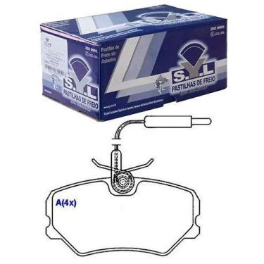 Imagem de Pastilha freio dianteira bendix - peugeot 306 93 a 97 / peugeot 405 92