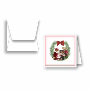 Imagem de Cartão Presente com Tema de Natal Família Urso para o Casal - Artegraf
