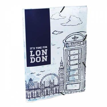 Imagem de Pasta C/ Aba Oficio Decorada - Londres - Dello