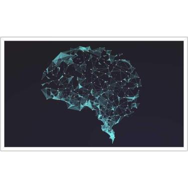 Imagem de Quadro Decorativo Medicina Cérebro Médicos Consultórios Decorações Sal