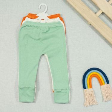 Imagem de Kit 3 calças de bebê básicas neutro off - Era Uma Vez, 3-6M
