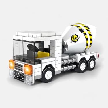 Imagem de Brinquedo Blocos de Construção Carro Misturador de Cimento para Crianças - Educativo, Criativo, Engenhoca, Caminhão, Montar, Engenharia, Presente Infantil, Interativo, Divertido