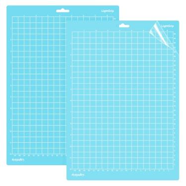 Imagem de WISYOK Tapetes de corte de 30 x 21 cm para Cricut Joy Xtra, pacote com 2 tapetes de corte adesivos reutilizáveis de aderência leve para artesanato, acolchoamento, costura
