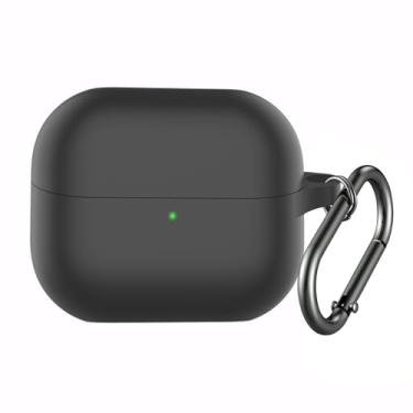 Imagem de Capa de silicone SaharaCase Venture Series para fones de ouvido Galaxy Buds3 e Buds3 Pro - Design ergonômico fechado, composição de material de silicone triplo, clipe mosquetão (preto escorpião)