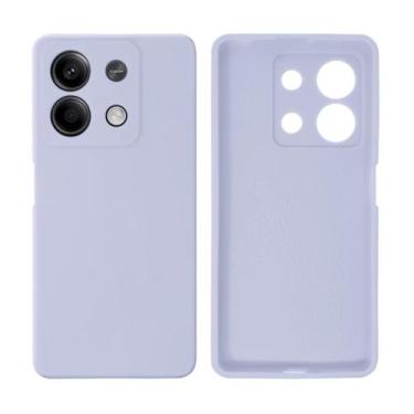Imagem de Capa Silicone Flex Redmi Note 13 5G Proteção de Câmera Lisa - GCM CASE