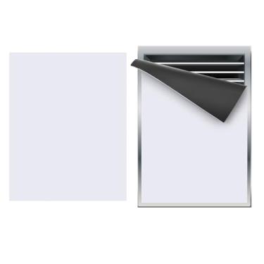 Imagem de PATIKIL Capa de ventilação magnética de 30,5 x 24 cm, capa de registro de ar de parede de piso bloqueador de ventilação magnético de alta resistência para forno de lareira HVAC RV doméstico, branco