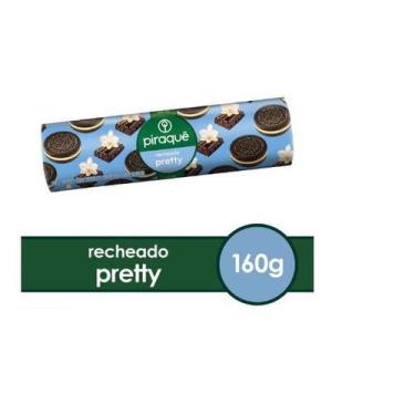Imagem de Kit C/40 Biscoitos bolacha Piraquê recheado Pretty 160gr - Piraque