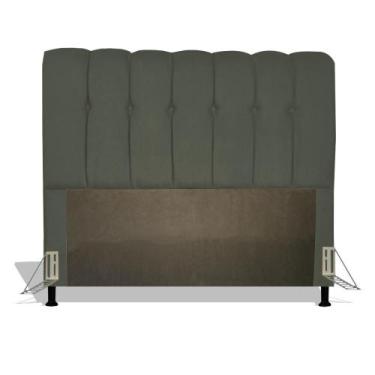 Imagem de Cabeceira Estofada Florença 140 cm Para Cama Box Quarto Casal Luxo Sue