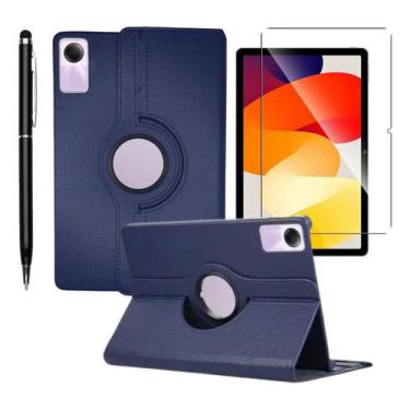 Imagem de Capa Capinha Couro Compativel Para Redmi Pad Se 11 + Película + Caneta