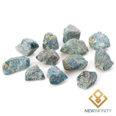 Imagem de Apatita Azul Pedra Bruta Cristal Natural verdade e intuição - Infinity