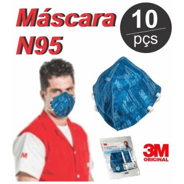Imagem de Máscara 3M ( N95 ) PFF2 9320 ( 10 unidades )
