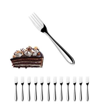 Imagem de Conjunto 12 Garfos De Sobremesa de Aço Inox 16,5CM - Rio Tijucas
