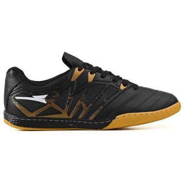 Imagem de Chuteira Futsal Masculina Bico Reforçado em Couro Futebol de Salao Qua