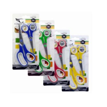 Imagem de Kit com 2 tesouras Multifuncional CAERUS CRS-7150, Azul