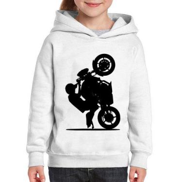 Imagem de Moletom Infantil Moto Grau XJ6 - Foca na Moda, Branco, 4