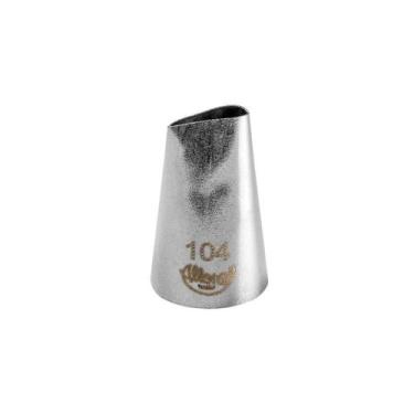 Imagem de Bicos Para Confeitar - Pétala - Aço Inox - Nº104 - 1 unidade - Cromus 