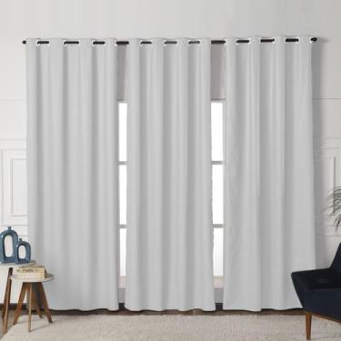 Imagem de Cortina 4 Metros Blackout De PVC Blecaute Sala Quarto 4,20x2,40 - Feff