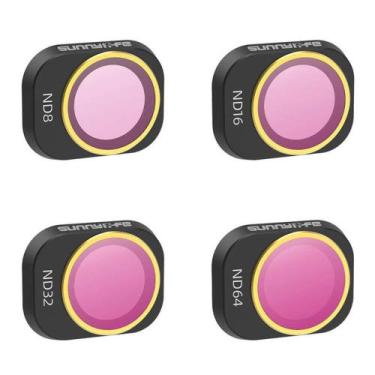 Imagem de Kit de Filtros ND (8 / 16 / 32 /64) para Drone DJI Mini 4 Pro - Sunnyl