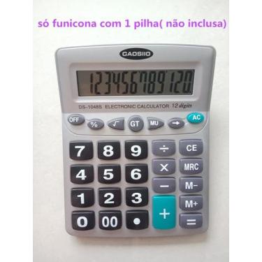 Imagem de Calculadora de mesa eletrônico 12 dígitos   - telintec