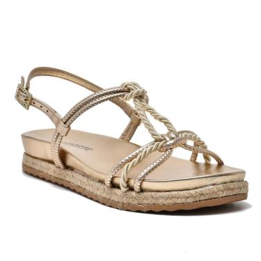 Imagem de Sandália Papete Via Marte Dourada 23-19805-01-Feminino