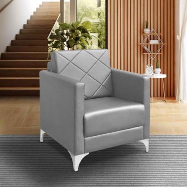 Imagem de Poltrona Helena Decorativa Clinica e recep tecido suede - SELMINHADECO