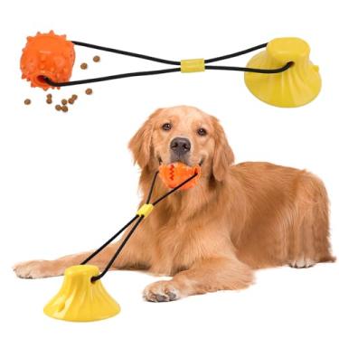 Imagem de Brinquedo de Distribuição de Tratamento para Cães, Ventosa, Corda de Reboque, Brinquedo para Cachorro, Quebra-cabeça de Comida, Bola de Alimentação Lenta, Brinquedo Interativo de