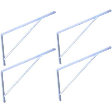 Imagem de Cantoneira Reforçada Epóxi Soldada 25cm com 4 Unidades EVALD