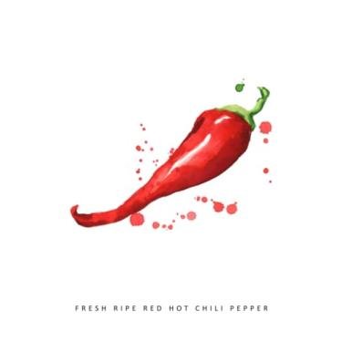 Imagem de Fresh Ripe Red Hot Chili Pepper Notebook: Notebook, Journal, Planner, Logbook, Daily Notes, 8.5x11 Wide Ruled Lined 110 Pages, Perfect for Women, Girls, Teens, Ladies, Bosses, Mentors and Friends