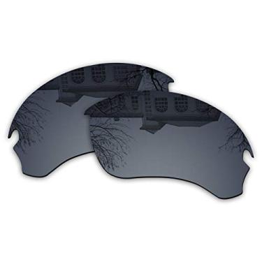 Imagem de Millersawp Lentes de reposição Flak Draft OO9364 compatíveis com óculos de sol Oakley - Irídio preto