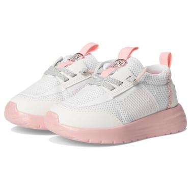 Imagem de Hey Dude Girls Sirocco Play Pearl Ombre (criança pequena/criança grande), Branco/Rosa, 9 Toddler