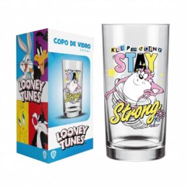 Imagem de Allmix Presentes, Copo Cylinder Manchester Taz Looney Tunes 300ml