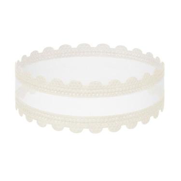 Imagem de 10m x 2,2cm Fita Aramada Voil Páscoa Natal total 10m - Fitas e Festas,