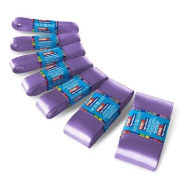 Imagem de Fita De Cetim Mimosa 25mm X 10 Mts C/5 Un = 50metros - Fitas Regina Wo